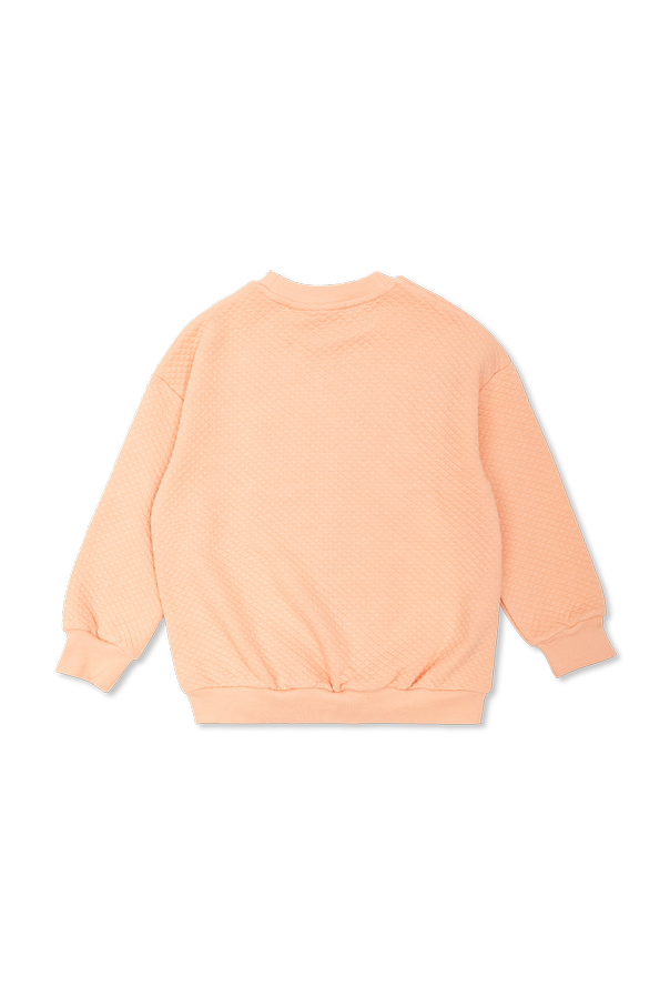 Mini Rodini Camisola em algodão com padrão bordado multicolorido