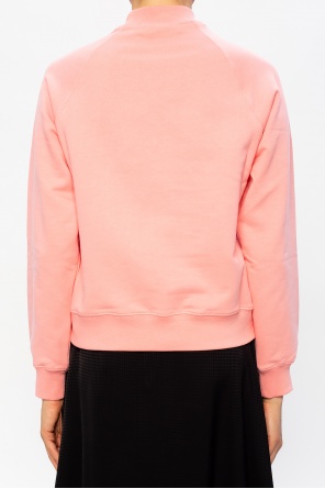 MSGM Printed black sweatshirt