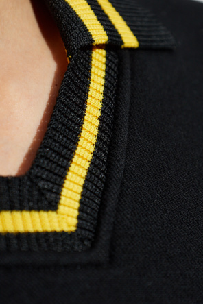 Off-White Cropped sweatshirt with patches