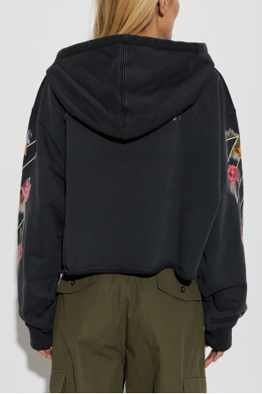 Off-White Krótka bluza z logo