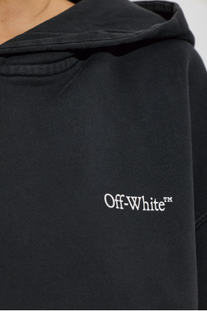 Off-White Krótka bluza z logo