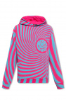 Balmain embossed-logo zip-up hoodie