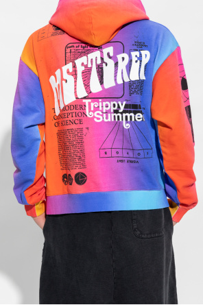 MSFTSrep Printed neck hoodie