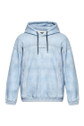 Emporio Armani two-tone logo-patch sweatshirt