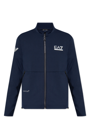 Ea7 emporio armani stand-up collar sweatshirt od EA7 Emporio Armani