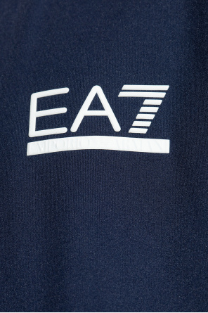 EA7 Emporio Armani Sweatshirt with standing collar