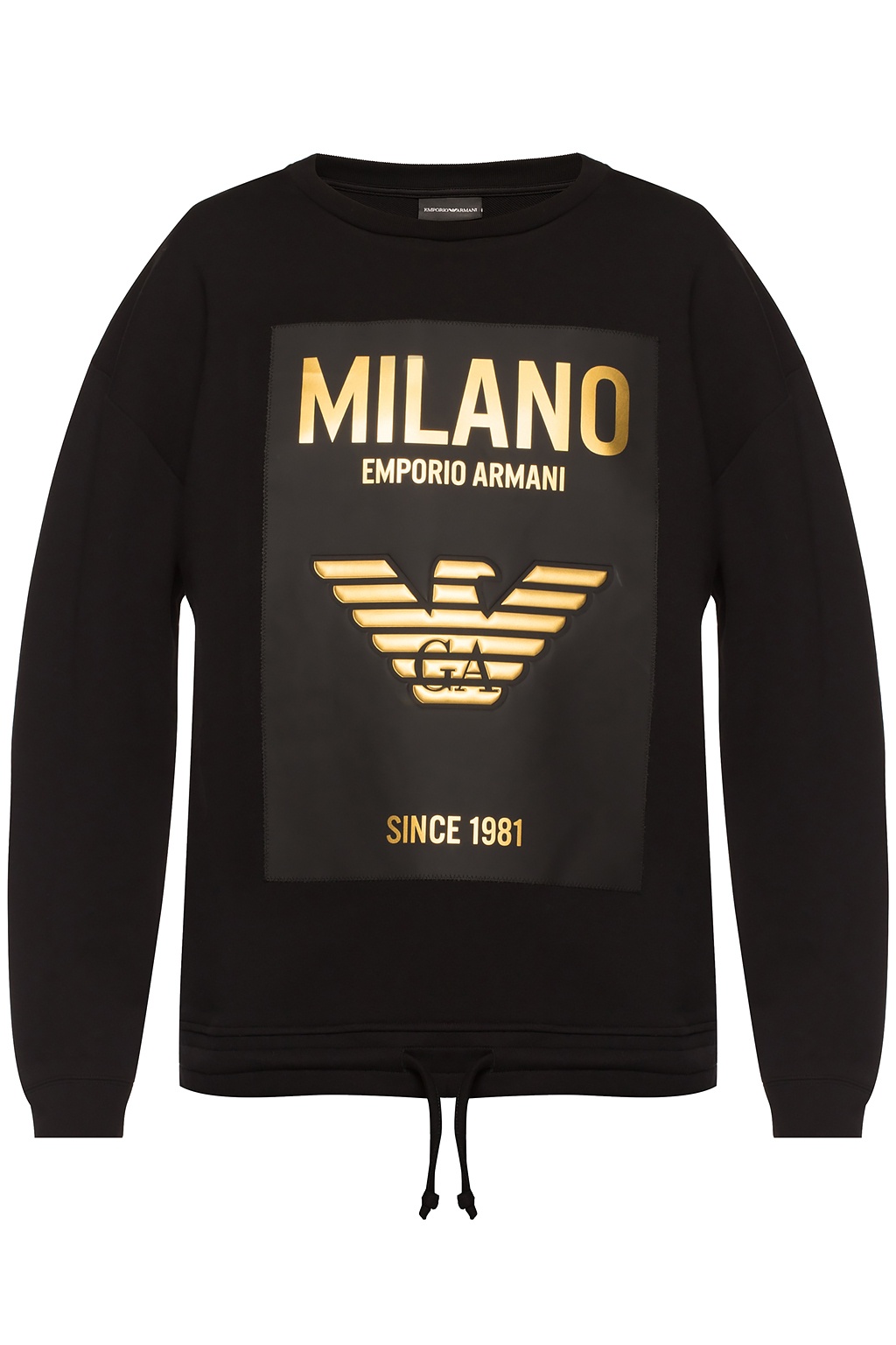 Black Logo sweatshirt Emporio Armani - Vitkac France