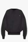 graphic-print cotton sweatshirt Grau