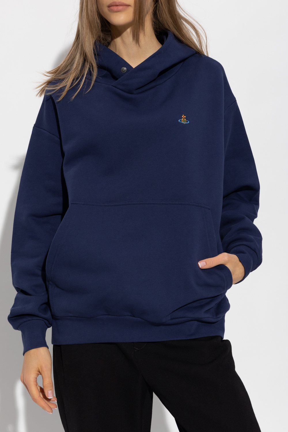 Vivienne Westwood Logo-embroidered hoodie