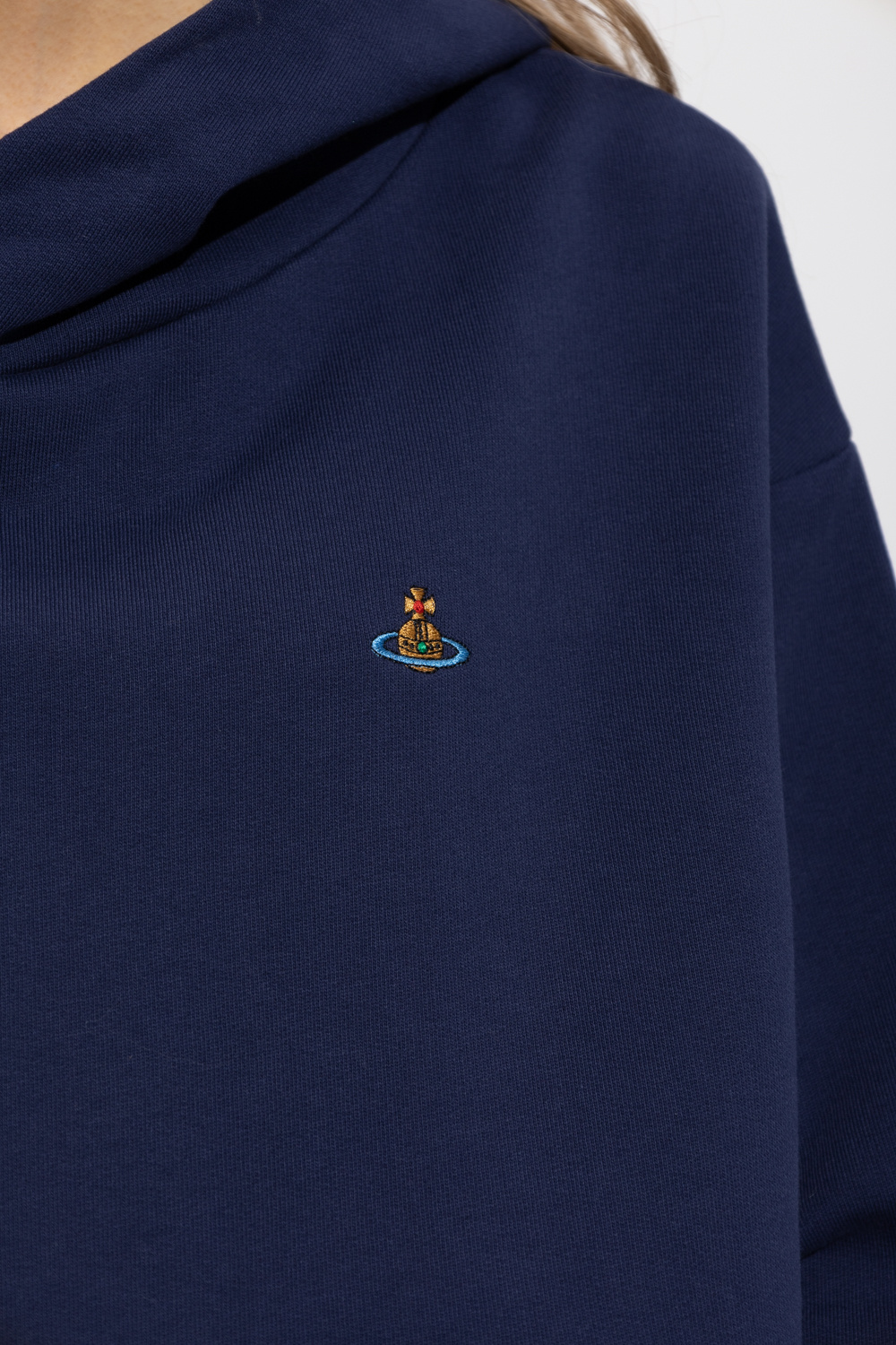 Vivienne Westwood Logo-embroidered hoodie