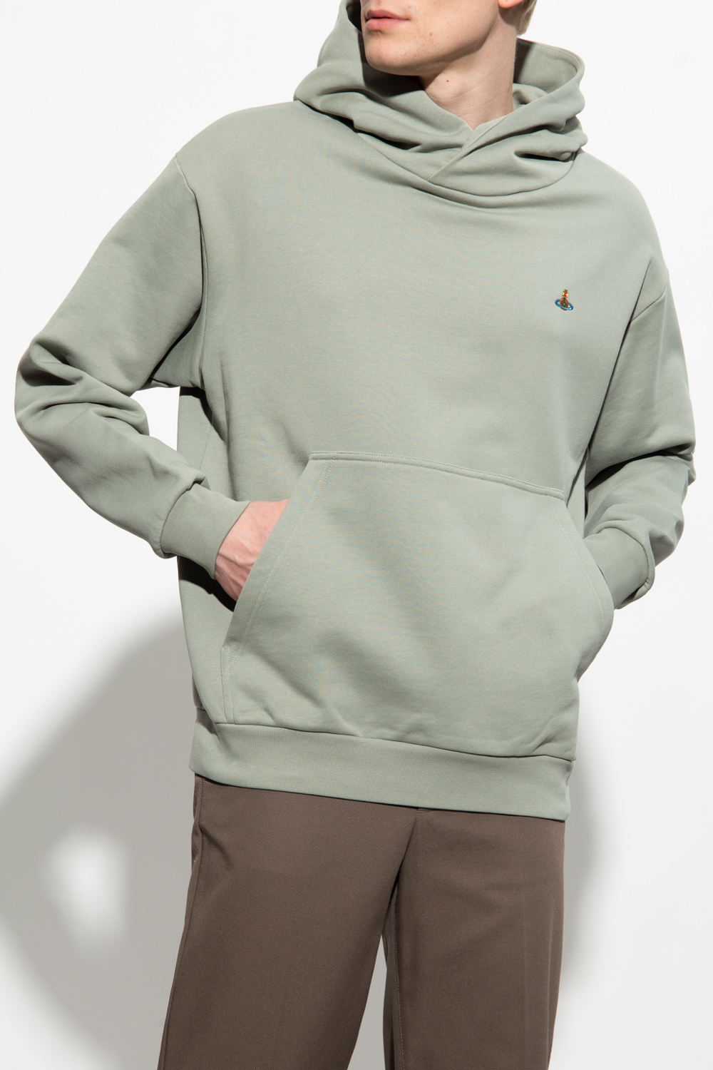 Vivienne Westwood Sleeve hoodie with logo