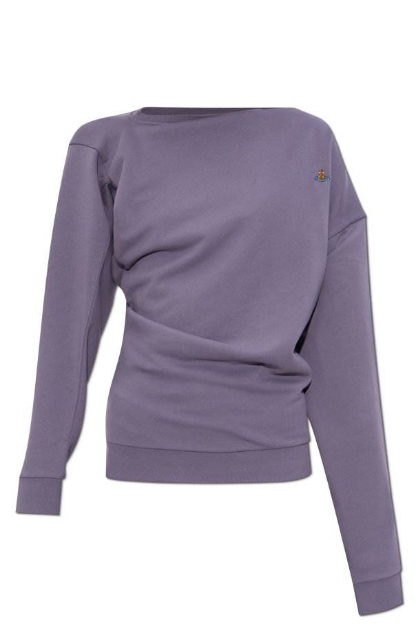 Asymmetrical sweatshirt with logo od Vivienne Westwood