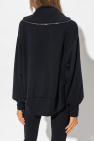 Comme des Garçons Noir Kei Ninomiya BLACK Sweatshirt with decorative collar