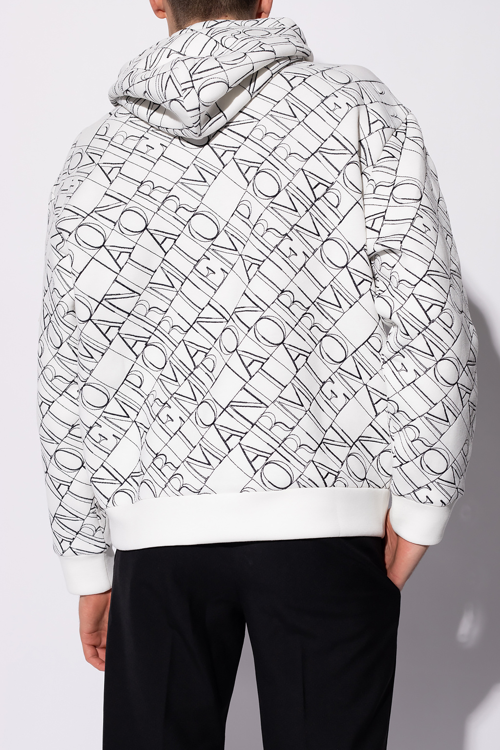 Emporio Armani Logo-embroidered hoodie