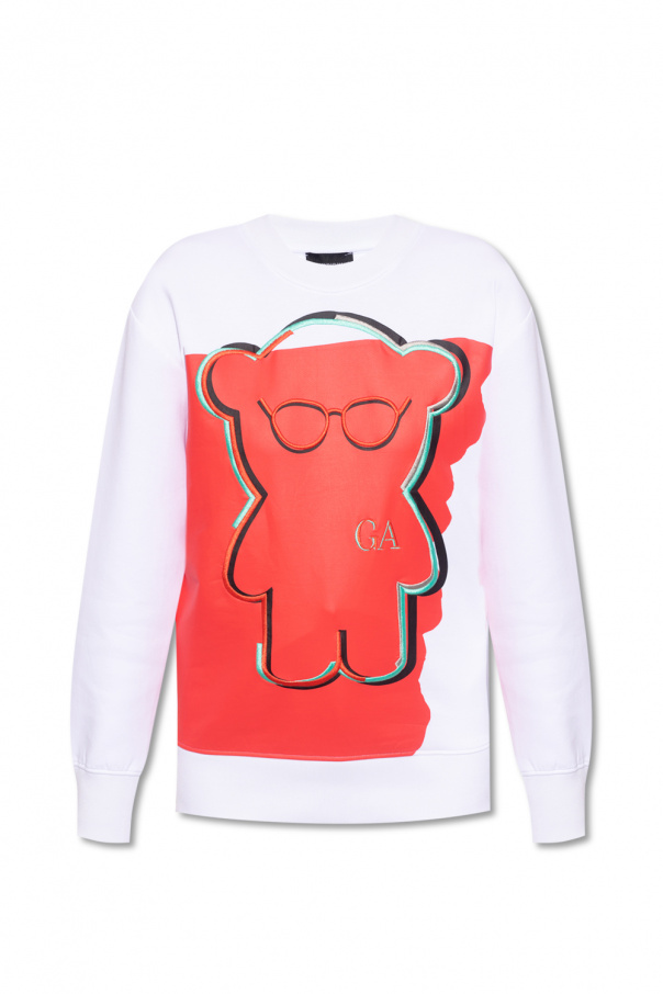 Emporio armani tweed ‘Manga Bear’ collection sweatshirt