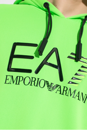 trainers ea7 emporio armani x8x094 xk239 a212 black orange Hoodie with logo