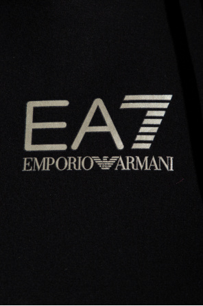 Trainers EA7 EMPORIO ARMANI XSX024 XOT56 Q757 Triple Blk Irongate Logo-printed hoodie