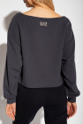 EA7 Emporio armani Nero Oversize sweatshirt