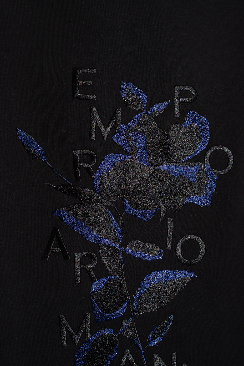 Emporio etui armani Sweatshirt with floral motif