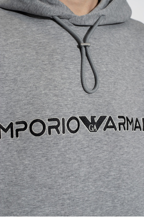 Emporio lace-up armani Hoodie with logo