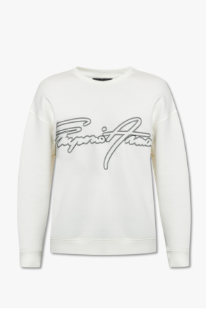 Emporio Armani Loungekleding Set van 2 lounge-T-shirts met logo in wit