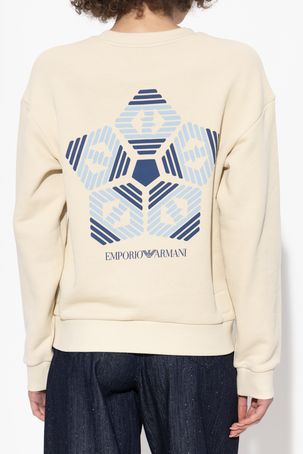 Emporio armani logo-underband Sweatshirt with logo