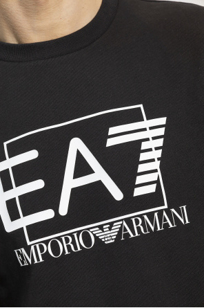 emporio armani cartoon patch t shirt item Sweatshirt with logo