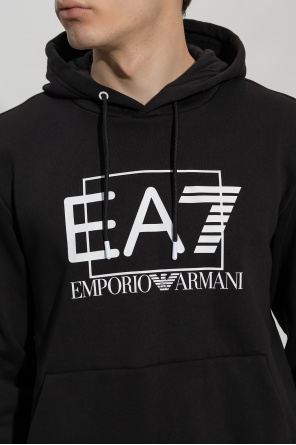 EA7 Emporio Armani Hoodie with logo bomber