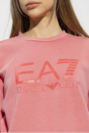 EA7 Emporio Armani Emporio Armani Kids logo zipped sweatshirt