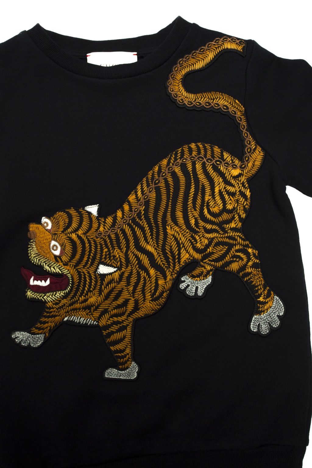 Sweatshirt with Motif - Dark blue/tiger - Kids