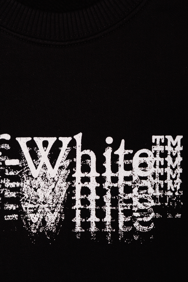 Off-White Kids Sudadera con logo estampado