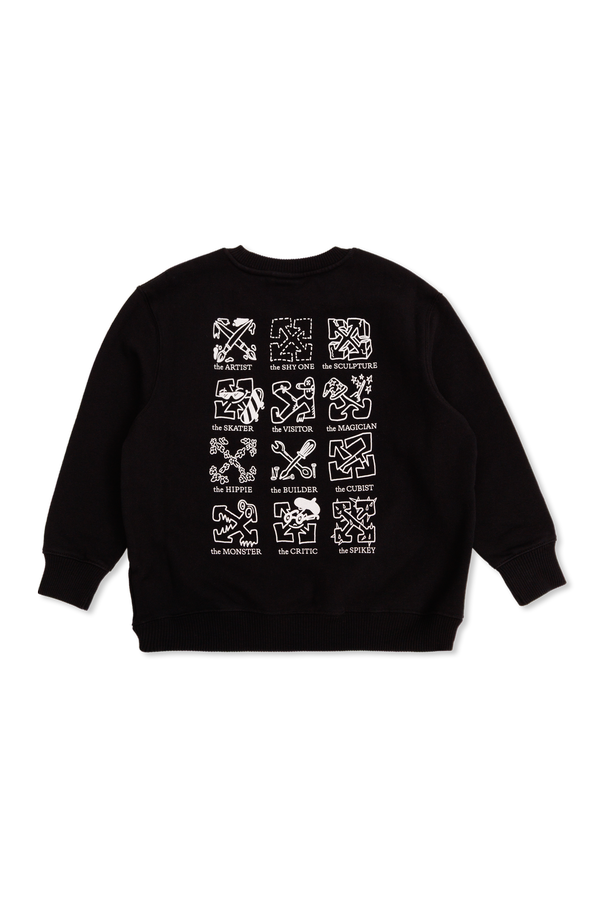 Off-White Kids Sweatshirt with printed logo