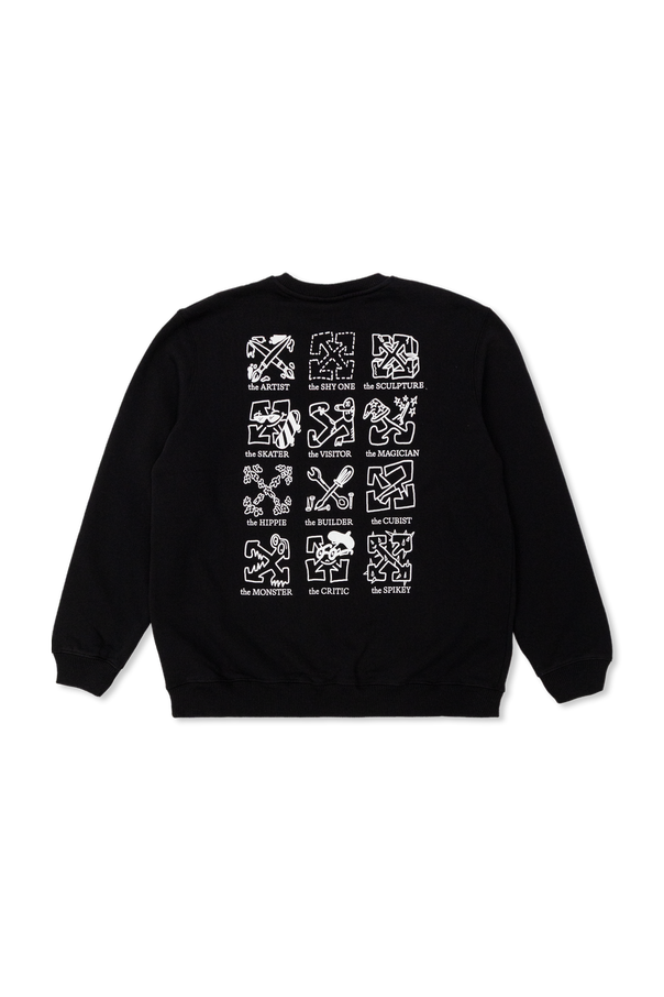 Off-White Kids Sweatshirt with printed logo