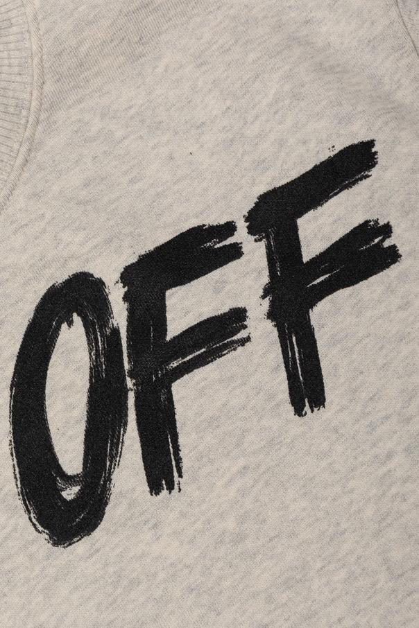 Off-White Kids Sudadera con logo estampado