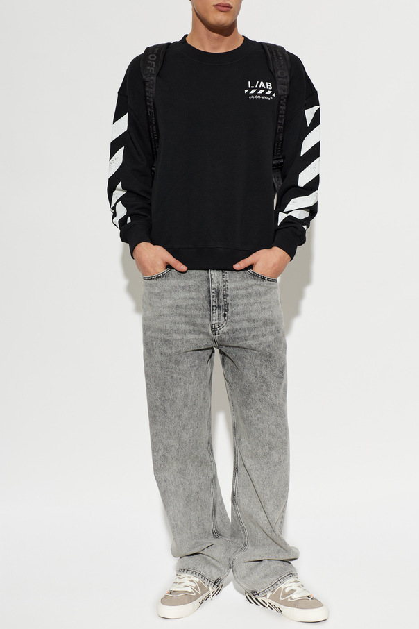 L/AB c/o Off-White Sweatshirt with printed logo