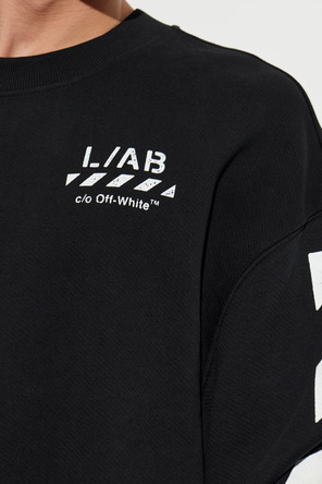 L/AB c/o Off-White Sweatshirt with printed logo