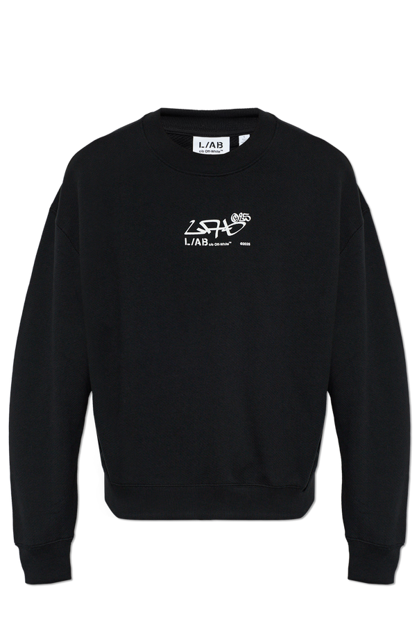 L/AB c/o Off-White Printed logo sweatshirt
