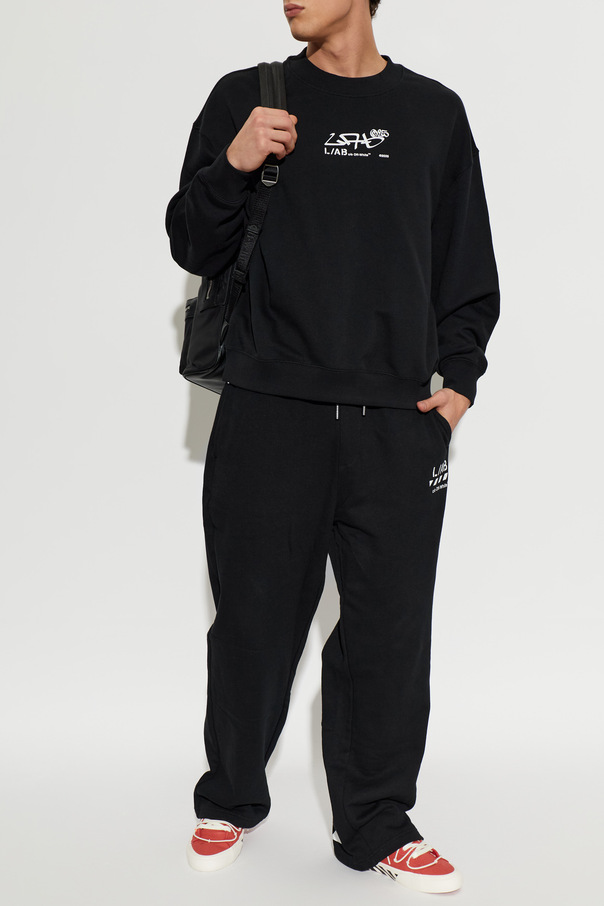 L/AB c/o Off-White Printed logo sweatshirt