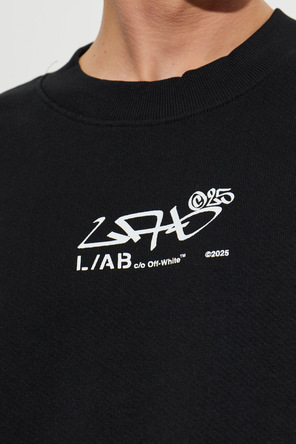 L/AB c/o Off-White Printed logo sweatshirt