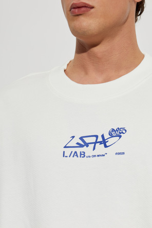L/AB c/o Off-White Crewneck sweatshirt with printed logo