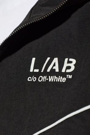 L/AB c/o Off-White Leichte Jacke mit Stehkragen