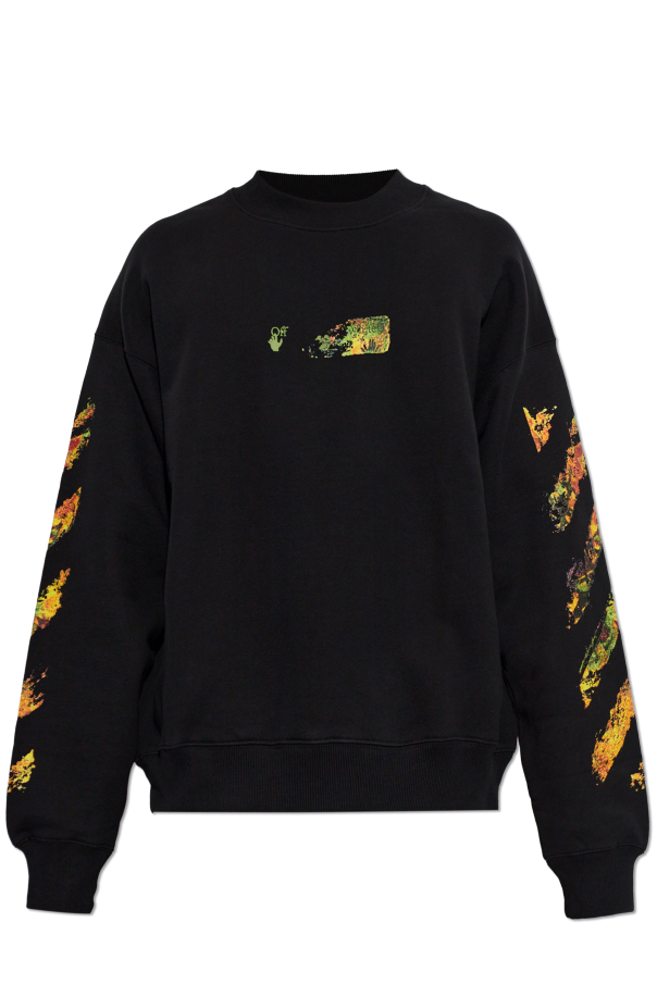 Sweatshirt with a multicolored printed logo od Off-White