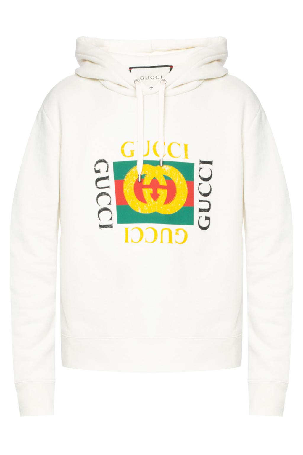 Endelig Kommunisme Ved en fejltagelse Logo-printed sweatshirt Gucci - Vitkac US