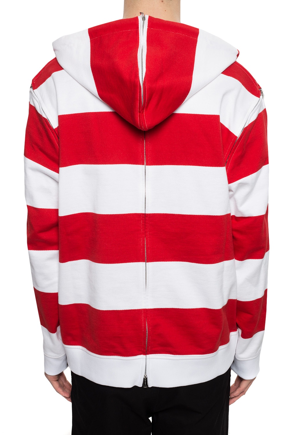 burberry striped hoodie