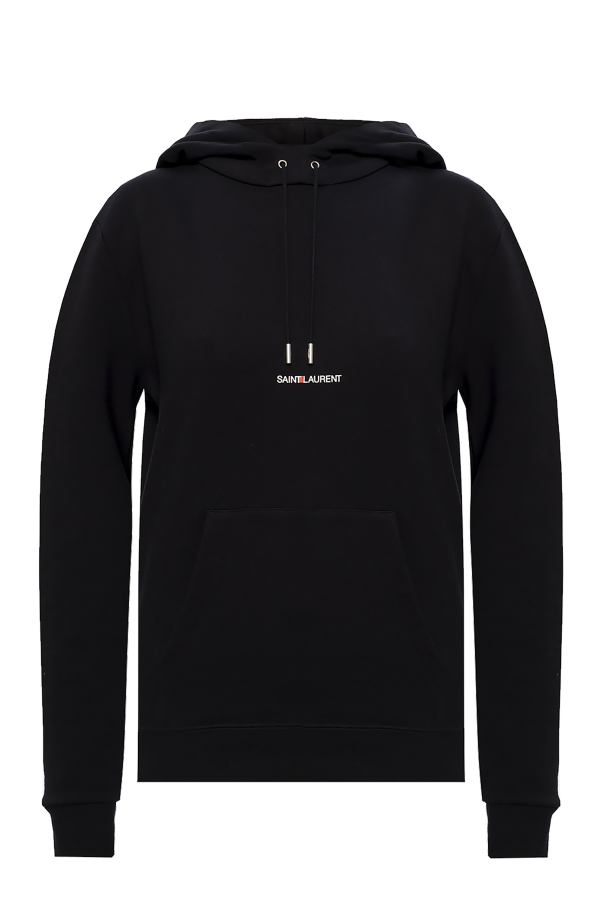 Saint Laurent Logo-printed hoodie