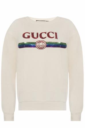 Sequinned sweatshirt od Gucci