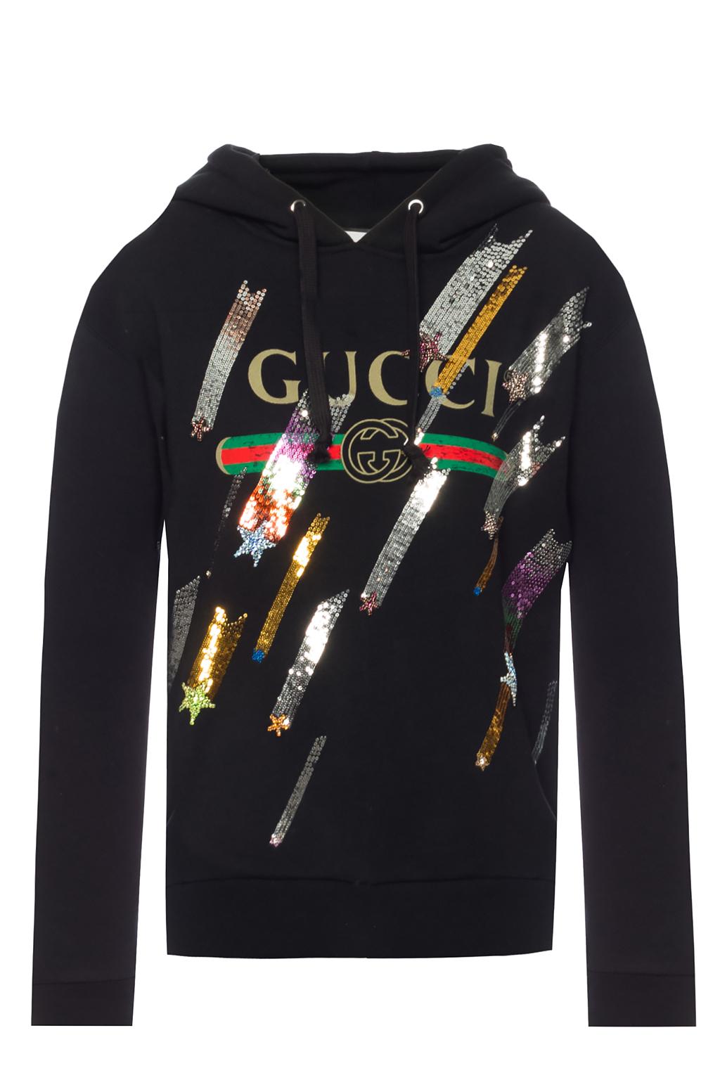 Sweatshirt with a sequin finish Gucci 