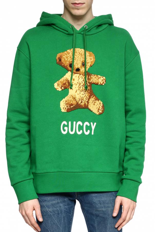 Green Hooded sweatshirt Gucci - Vitkac Spain