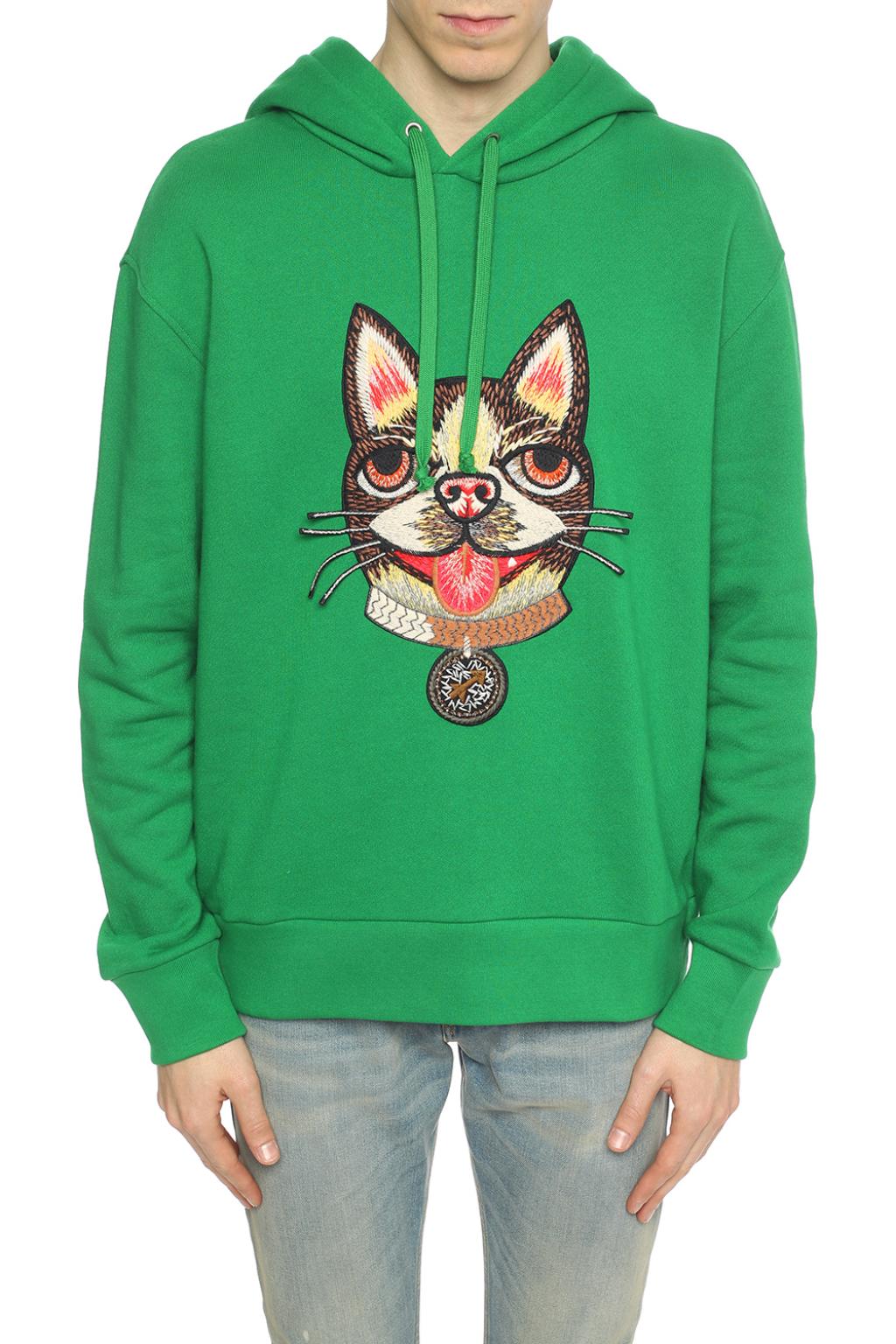gucci cat hoodie