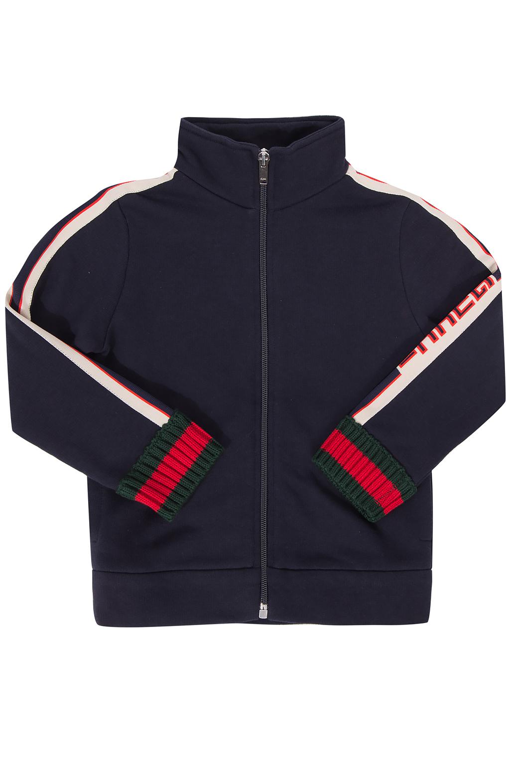 Gucci Kids Sweatshirt with a stand up collar